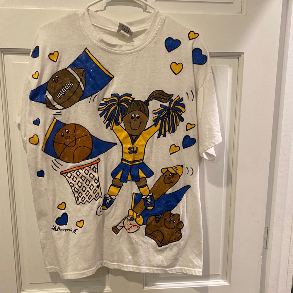Southern Jags handpainted vintage tee